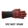 1pc Of BBQ Barbecue Gloves - 800 Degree Heat Resistant Gloves Fireproof And Flame Retardant Gloves In Microwave Oven - 1pc