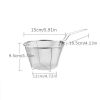 1pc Frying Strainer Basket Frying Net Hedge Noodle Spoon Frying Net Frying Basket Frying Leak Net French Fries Kitchen Foldable - 1pc Frying Strainer