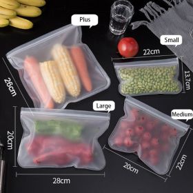 Reusable Food Storage Bags - 4 Count BPA Free Reusable Freezer Bags - 4 Count