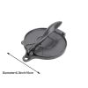 1pc Manual Pastry Press; Mexican Pasta Press; Kitchen Utensils For Home; Restaurant; 7.87"√ó7.87" 6.3"√ó6.3" - Black 6.3inch