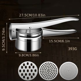 1pc 304 Stainless Steel Manual Juicer; Household Lemon Squeezer; Multi-purpose Fruit Juicer; Kitchen Gadget - Juicer