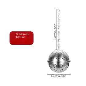 1pc 304 Stainless Steel Seasoning Ball; Thickened Ball Tea Strainer; Spice Filter; Kitchen Gadget - 304 Seasoning Ball - Small