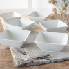 Better Homes & Gardens Porcelain Square Bowls, White, Set of 6 - Better Homes & Gardens