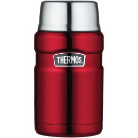 Thermos Stainless King Food Jar, Rustic Red, 24 Ounce - Thermos