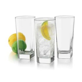 Better Homes & Gardens Hollis Drinking Glasses, 14.4 oz, Set of 8 - Better Homes & Gardens