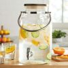 Better Homes & Gardens Clear 1.5 Gallon Glass Beverage Dispenser with Wood Lid - Better Homes & Gardens