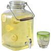 Better Homes & Gardens Clear 2 Gallon Glass Beverage Dispenser with Glass Clamp Lid - Better Homes & Gardens