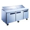 DSP72-20-S3   Commercial SaldPrep Table UnderCounter Refrigerator - stainless ateel - R290