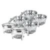 Round Buffet Catering Dish For Home and Outdoor 6 Packs - as Pic