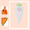 1pc Magnetic Bottle Opener; Carrot Shaped Labor-Saving Bottle Cap Screwer; Multifunctional Can Opener; Non-slip Beer Opener - Pink