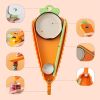 1pc Magnetic Bottle Opener; Carrot Shaped Labor-Saving Bottle Cap Screwer; Multifunctional Can Opener; Non-slip Beer Opener - Pink