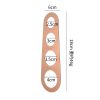 Stainless Steel Spaghetti Measurer Pasta Noodle Measure Cook Kitchen Cake Ruler Tapeline Free Measuring Tool - Rose gold