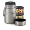 Thermos Stainless King Food Jar, Matte Steel, 47 Ounce - Thermos