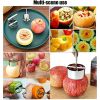 2pcs Apple Corer Tool 304 Stainless Steel Multifunction Apple Pear Core Separator Kitchen Tool; Easy To Use Durable Apple Corer Remover - L+S