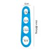 Stainless Steel Spaghetti Measurer Pasta Noodle Measure Cook Kitchen Cake Ruler Tapeline Free Measuring Tool - blue