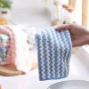 30x30cm 5/10PCS Kitchen Scouring Pad Towel Dishcloth Household Rags Gadget Microfiber Non-stick Oil Table Cleaning Cloth Wipe - 5PCS