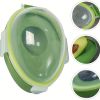 2pcs; Avocado Storage Container; Fruit Storage Container With Avocado Cutter; Fruit And Vegetable Storage Container; Avocado Storage Container For Kit