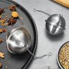 1pc 304 Stainless Steel Seasoning Ball; Thickened Ball Tea Strainer; Spice Filter; Kitchen Gadget - 304 Seasoning Ball - Large