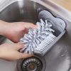 Creative Suction Cup Glass Bottle Cleaning Brush Kitchen Rotate Wash Cup Brush - 1PCS