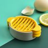 1pc 3 In 1 Egg Slicer; Multi-functional Egg Cutter; Kitchen Creative Tools - Yellow