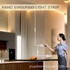 1pc DC 5V Lamp USB Motion LED Backlight TV Kitchen LED Strip Hand Sweep Waving ON OFF Sensor Light Diode Lights Double-sided Tape - Warm White - 16.4f