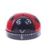 1pc Ladybug Cooking Timer; Mechanical Clock 60 Minutes Cartoon Timer; Kitchen Timer Reminder Baking Clock; No Battery; Kitchen Accessories - Default