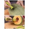 3-piece Set Of Fruit Carving Knife; Creative Ice Cream Dig Ball Scoop; DIY Assorted Cold Dishes Tool - Random Color