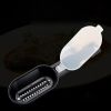 Fish Skin Brush Scraping Fishing Scale Brush Graters Fast Remove Fish Knife Cleaning Peeler Scaler Scraper Seafood Tools - black