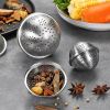 1pc 304 Stainless Steel Seasoning Ball; Thickened Ball Tea Strainer; Spice Filter; Kitchen Gadget - 304 Seasoning Ball - XL