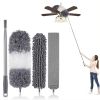 4/6pcs/set; Microfiber Duster Cleaning Kit; Extendable And Bendable Dusters With Long Extension Pole; R Washable Lightweight Dusters - 6pcs