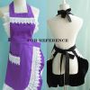 Halter Apron Backless Apron French Maid Aprons for Women Vintage Apron with Lace - Default