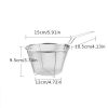 1pc Frying Strainer Basket Frying Net Hedge Noodle Spoon Frying Net Frying Basket Frying Leak Net French Fries Kitchen Foldable - 1pc Frying Strainer