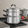 Tramontina Stainless Steel 3 Quart Steamer & Double-Boiler, 4 Piece - Tramontina