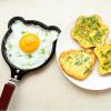 1pc Breakfast Mini Omelette Pan Creative Cute Cartoon Diy Omelette Pan Non-Stick Pan Kitchen Fried Egg Pan - Plum Flower Pattern