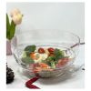 Swirl Acrylic Serving Bowls, Unbreakable Large Plastic Bowls, Soup Bowls, Salad Bowls, Cereal Bowl for Snacks, BPA Free - as Pic