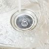 1pc Sink Filter With Plug; Kitchen Stainless Steel Water Filter; Wash Basin Slag Screen - Silvery