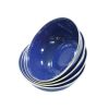 24 Piece Dinnerware Enamel Set - Blue