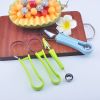 3-piece Set Of Fruit Carving Knife; Creative Ice Cream Dig Ball Scoop; DIY Assorted Cold Dishes Tool - Random Color