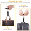 Portable Digital Luggage Scale 50kg 10g LCD Hanging Luggage Scale Electronic Digital Weight Scale for Travel Household - Silver