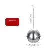 1pc 304 Stainless Steel Seasoning Ball; Thickened Ball Tea Strainer; Spice Filter; Kitchen Gadget - 304 Seasoning Ball - XL