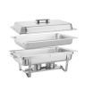 Buffet Catering Dish For Home and Outdoor 6 Pcs/ Sets - as Pic