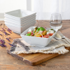 Better Homes & Gardens Porcelain Square Bowls, White, Set of 6 - Better Homes & Gardens