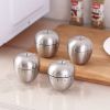 Metal; Egg Apple Countdown Timer; Reminder; 55 Minute Timer; Creative Kitchen Mechanical Timer - Apple