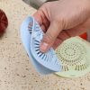 1pc Shower Drain Cover; Bathtub Hair Catcher Stopper; Drain Strainers For Kitchen Sink Bathroom Tub - Random Color