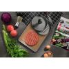 1pc Non-Stick Aluminum Burger Press - Perfect for Burgers, Patties, Meatballs, Grilling, and Kitchen Cooking - Ideal Back to School Supply - Gray